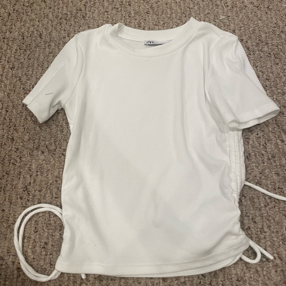 ZARA white top